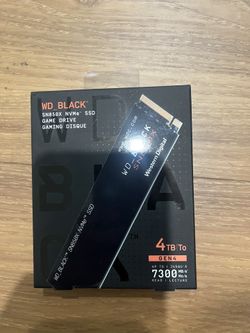 WD 4TB SSD Gaming