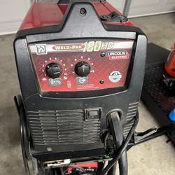 Lincoln Weld Pak 180 HD MiG Welder And Stick Welder 