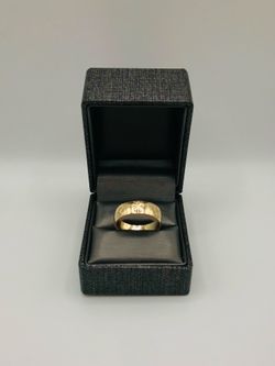 14k MENS WEDDING BAND