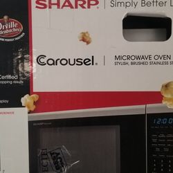 Sharp 1.1 Carousel Microwave 1000 Watts