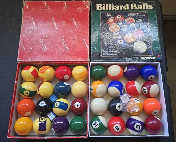 Billiard Balls 2 Sets