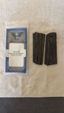 Wilson Combat Grips Black/Grey Two Tone, 3515AOFS - Brand New