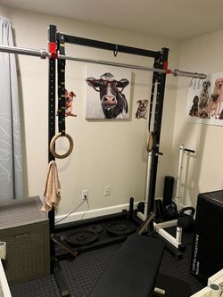Squat rack/ heavy bag stand