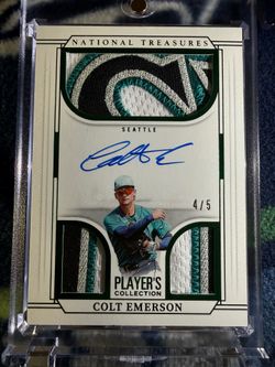🔥 COLT EMERSON NATIONAL TREASURES PATCH AUTO /5 🔥