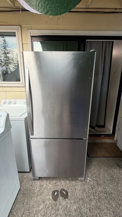 Whirlpool Stainless Steel Bottom Freezer Refrigerator