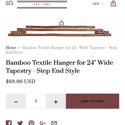 Bamboo  Textile Hanger