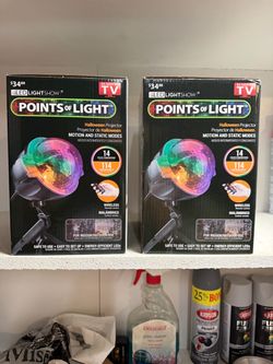 LED Light Show Points of Light Halloween Projector (x2)