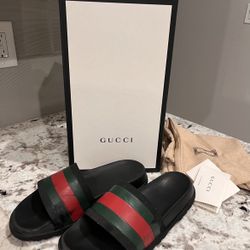 Black Gucci Slides