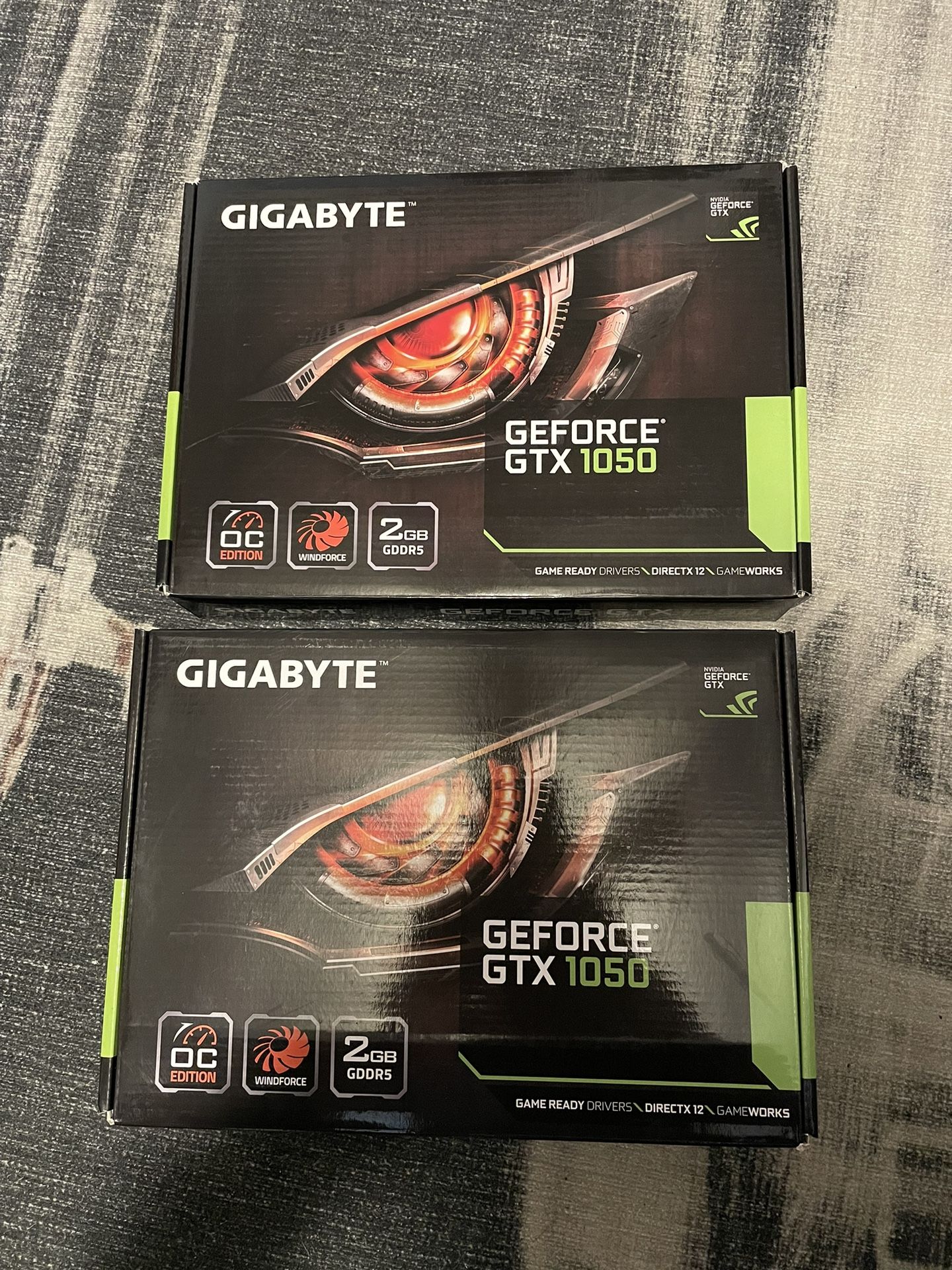 NVIDIA Gigabyte GeForce GTX 1050 X2