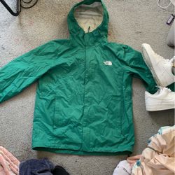 Green North face And White Lows 