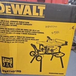 DEWALT
15 Amp Corded 10 in. Job Site Table Saw with Rolling Stand