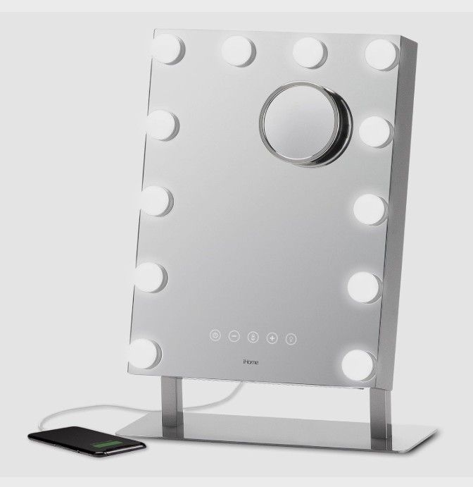 Brand New - iHome Hollywood Pro Mirror with Bluetooth SPEAKERS