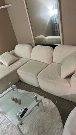 White couch