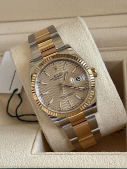 Rolex Datejust 36 – Ref. 126233 – Two-Tone (Steel & 18k Yellow Gold) – Discontinued Jubilee Motif Dial – Full Set (2022)