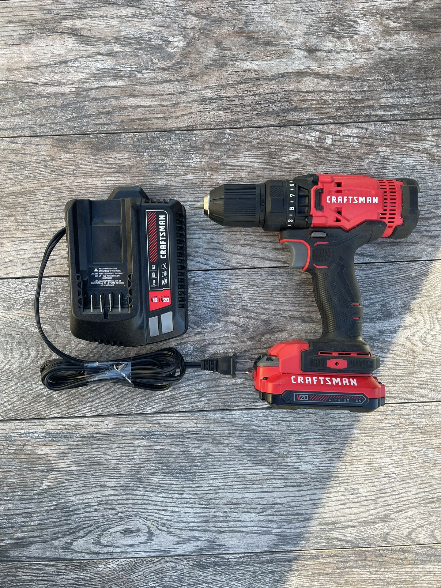 Craftsman V20 20-volt Max 1/2-in Cordless Drill (1-Battery Included and Charger Included)
