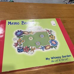 Memo Board My Whimsy Garden 