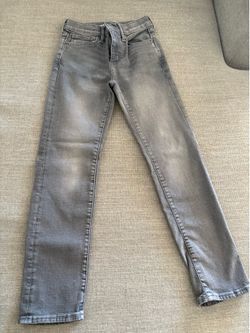 Old Navy size 10, slim jeans, black blue gray