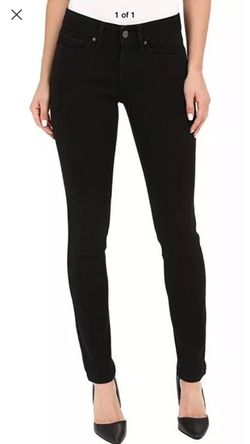 Levi's 711 Skinny Jeans Women's Black Sz 26x28