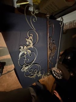 Decorative Wrought Iron Scroll Wall Art