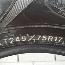 Goodyear Wrangler Kevlar 245 75 17 Set Of 4 12/32 +