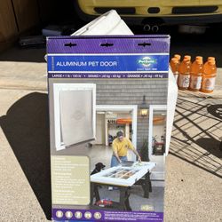 New Petsafe Aluminum Dog Door, Large