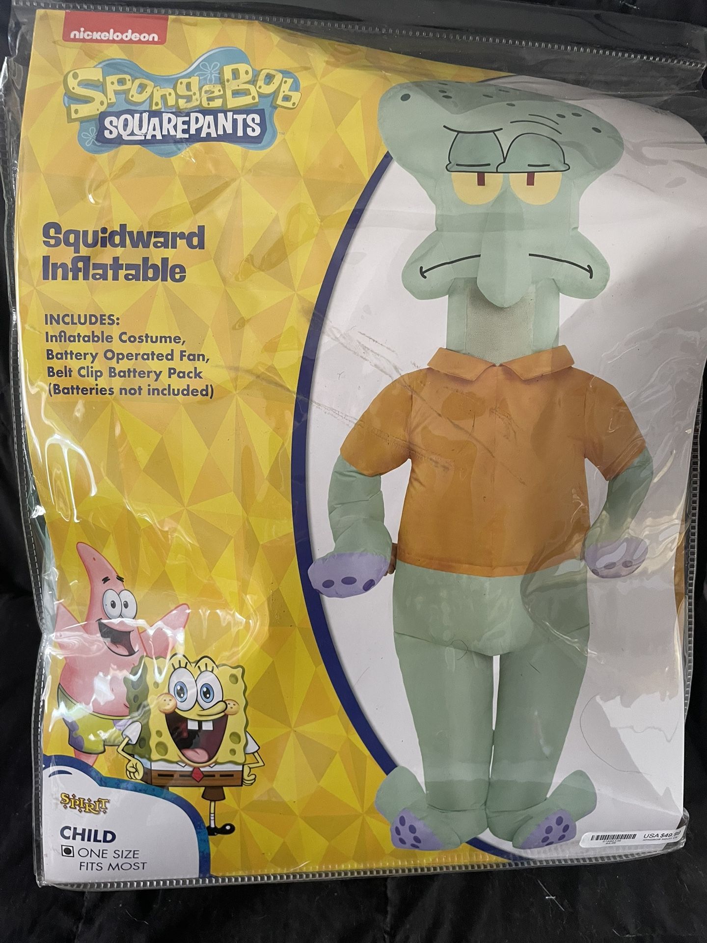 Inflatable Squidward Costume