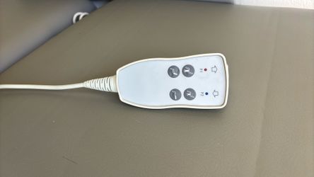 French Gray Medical Mechanical Bed
