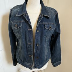Lauren Jeans Co. Women’s Denim Jeans Jacket Size LARGE
