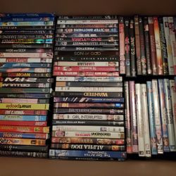 150+ DVDs For Sale - Comedies, Action, Kids, Drama
