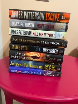 James Patterson 8 hard cover books