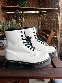 Dr. Martens White Boots