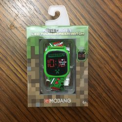 NWT Minecraft touchscreen LCD watch
