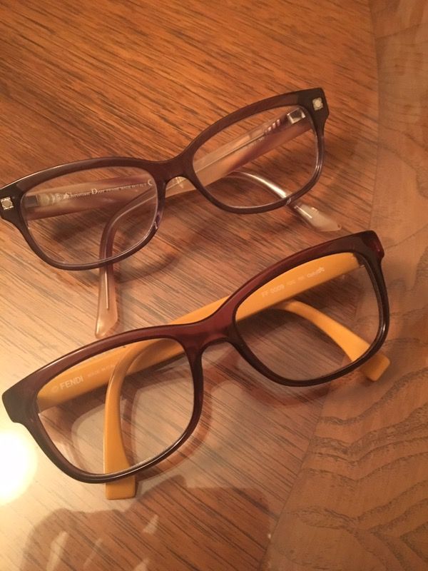 Christian Dior and Fendi glasses $120 each