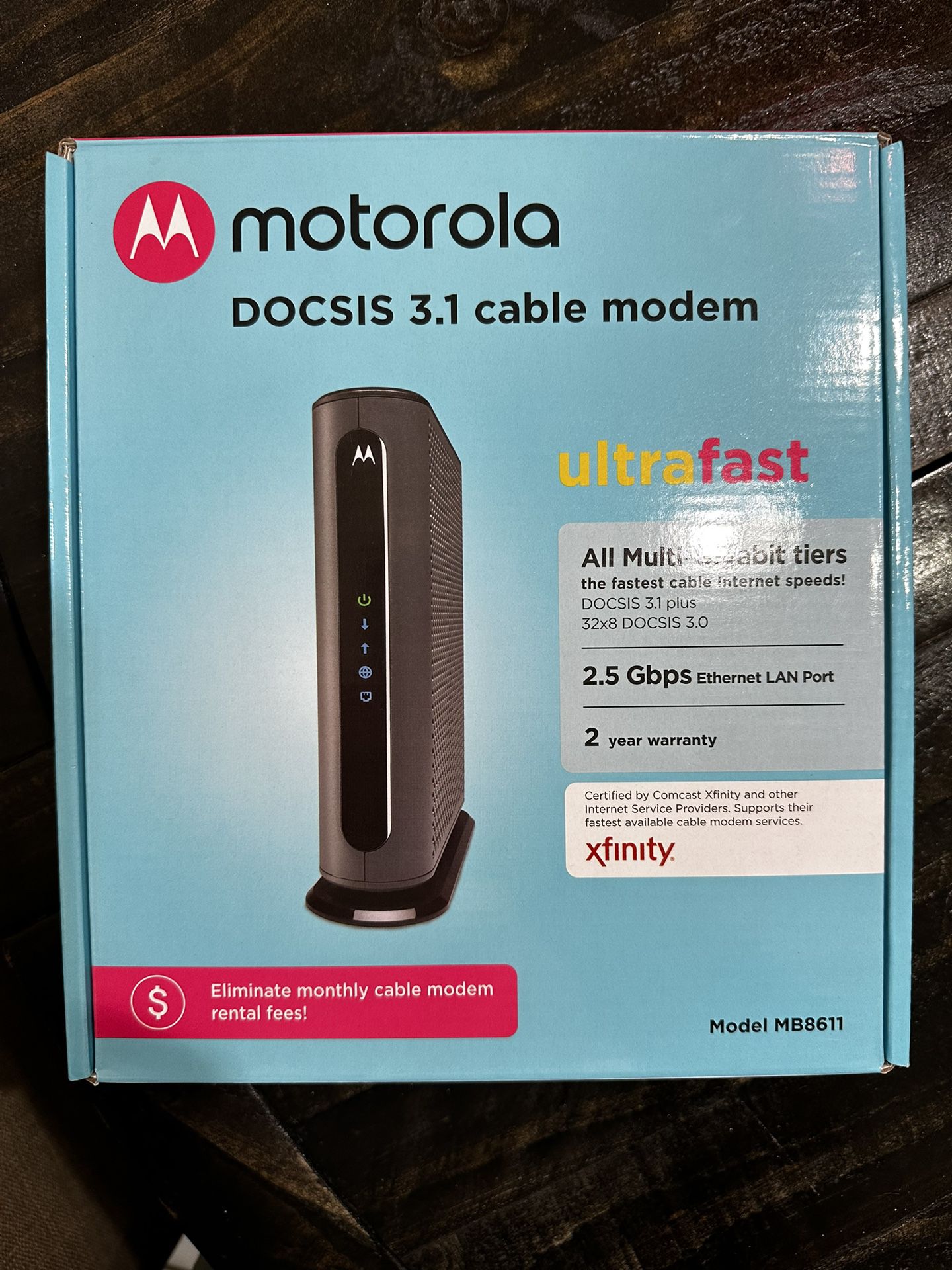 Motorola Cable Modem DOCSIS 3.1 Model MB8611