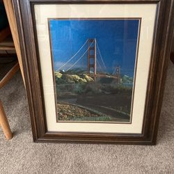 21”x25” Metal Art Picture San Francisco’s Golden Gate Bridge