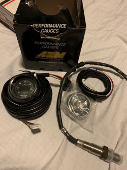 Aem boost and air fuel ratio gauge