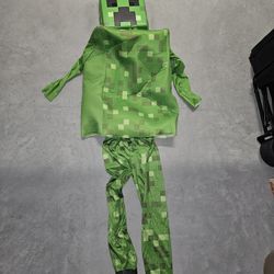 Minecraft Creeper Costume Ages 10 To 12