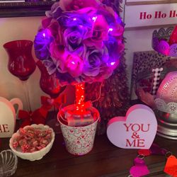 Rose Light Up Topiary