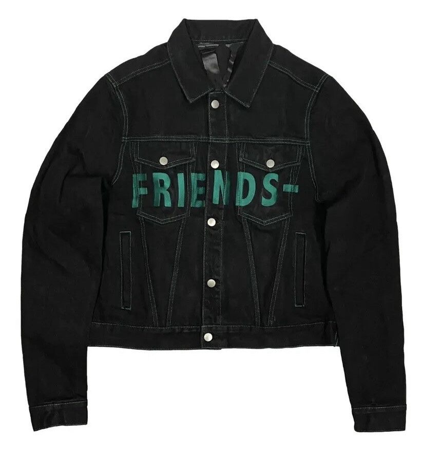 Vlone Friends Denim Jacket Green 