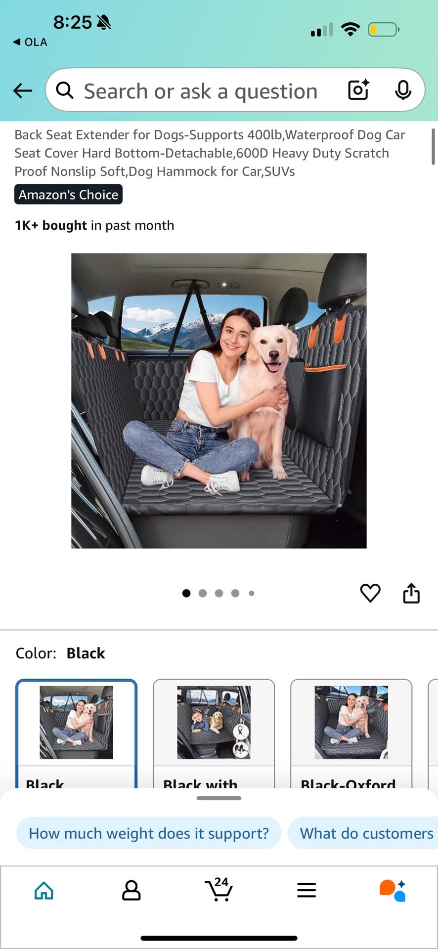Seat Extender For Dogs - New