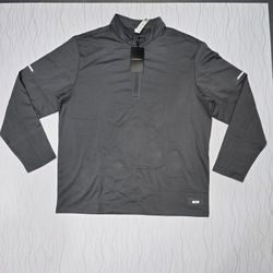 Sudadera Mier 1/4 Zip Manga Larga Gris Hombre Talla XL NWT