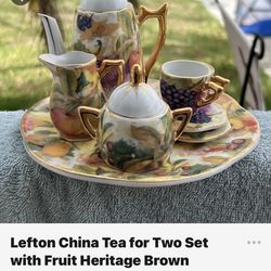 Miniature teapot set antique