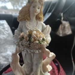 Women With Flowers Figurine 