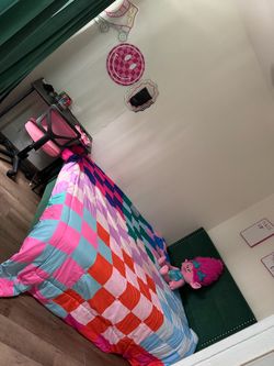 Queen bed and mattress