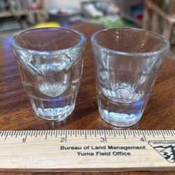 Pair Of Antique Shot Glasses