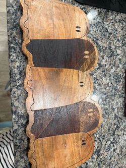 Wooden ghost Shaped Serving Board