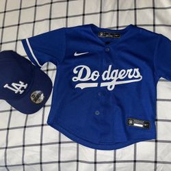 DODGERS TODDLER JERSEY AND HAT 🧢 ⚾️ 