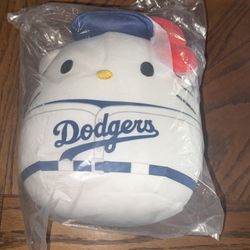 LA Dodgers Hello Kitty Squish Plush Squishmallows