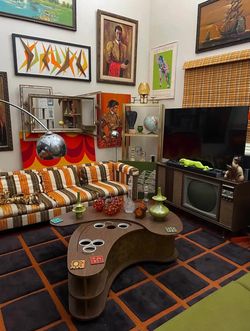 Mid Century modern - Grand Server boomerang bar from the 1960s, USA
