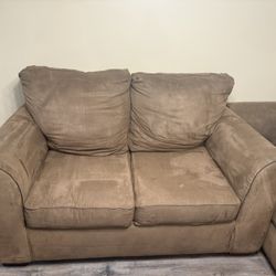 Loveseat And Matching Sleeper Sofa 